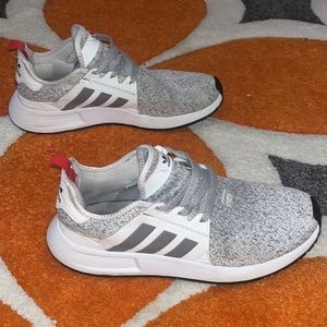 Men’s Adidas White & Gray Shoes - 8.5